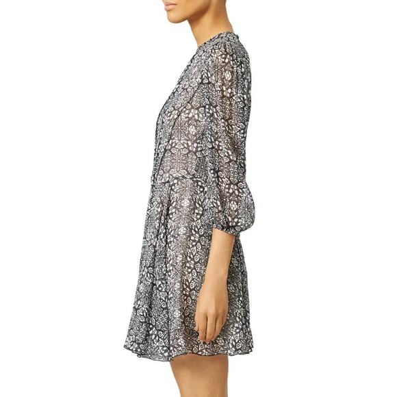 Derek Lam Black Kaleidoscope Dress in Black and Creme Size 2 (US) - Picture 3 of 3